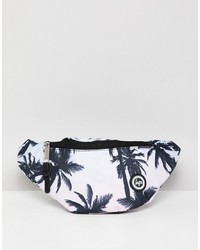 White and Navy Fanny Pack