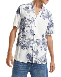 Ksubi Master Floral Short Sleeve Button Up Resort Shirt