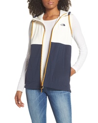 White and Navy Gilet