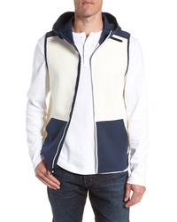 White and Navy Gilet