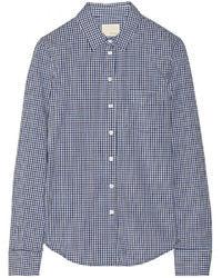 Band Of Outsiders Easy Gingham Cotton Shirt