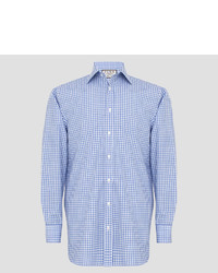 Thomas Pink Summers Check Classic Fit Double Cuff Shirt