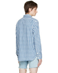 Polo Ralph Lauren Blue Classic Fit Gingham Shirt