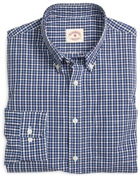 Brooks Brothers Cotton Broadcloth Gingham Sport Shirt