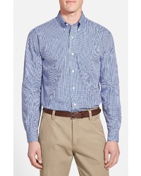 Cutter & Buck Epic Easy Care Classic Fit Wrinkle Free Gingham Sport Shirt