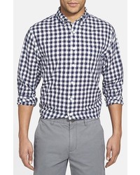 Grayers Trim Fit Gingham Poplin Sport Shirt