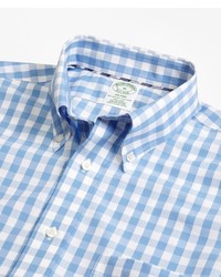 Brooks Brothers Non Iron Milano Fit Gingham Sport Shirt