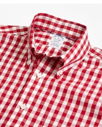 Brooks Brothers Non Iron Milano Fit Gingham Sport Shirt