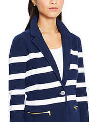 Lauren Ralph Lauren Striped Sweater Blazer