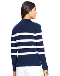 Lauren Ralph Lauren Striped Sweater Blazer