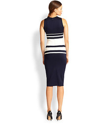 Carolina Herrera Jersey Stripe Dress