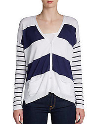 Design History Mixed Striped Cardigan