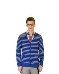 Something Strong Slim Fit Striped Cardigan