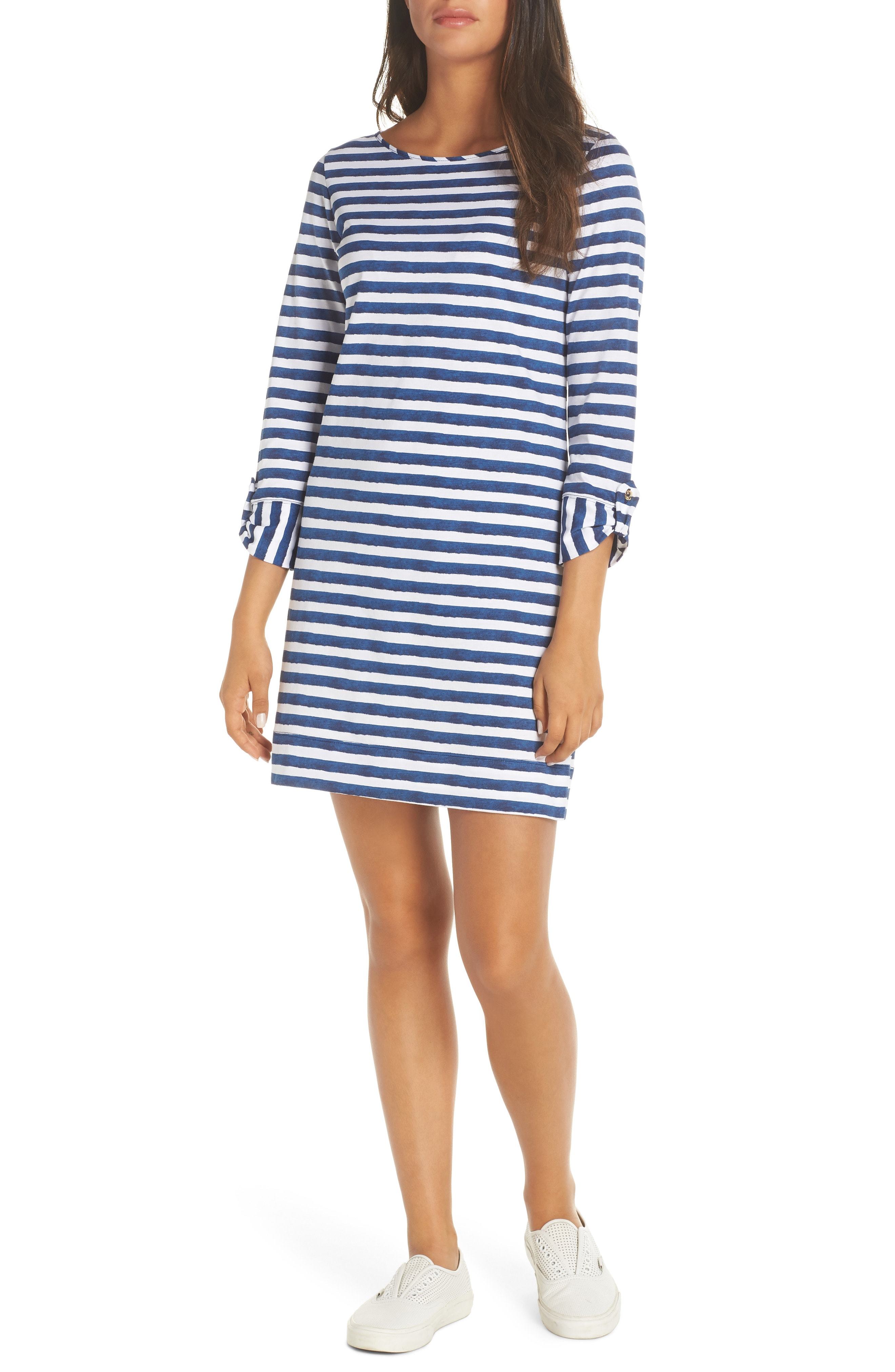 Lilly Pulitzer Marlowe Striped T Shirt Dress, $58 | Nordstrom 