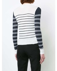 Veronica Beard Br Striped Sweater