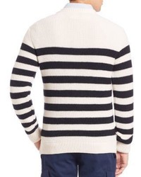 Lacoste Fancy Rib Striped Sweater