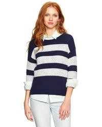 Gap Open Stitch Stripe Sweater
