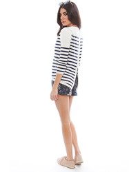 Singer22 Pam And Gela Striped Pullover With Tuck