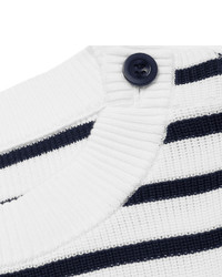 Sacai Striped Cotton Sweater