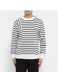 Sacai Striped Cotton Sweater