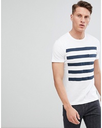 French Connection 5 Stripe Pocket T Shirtmarine