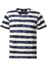 Anrealage Patchwork Stripe T Shirt