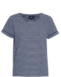 A.P.C. Breton Stripe Short Sleeved T Shirt