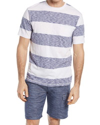 johnnie-O Finn Space Dye Stripe Pocket T Shirt