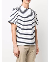 Barena Horizontal Stripe Crewneck T Shirt
