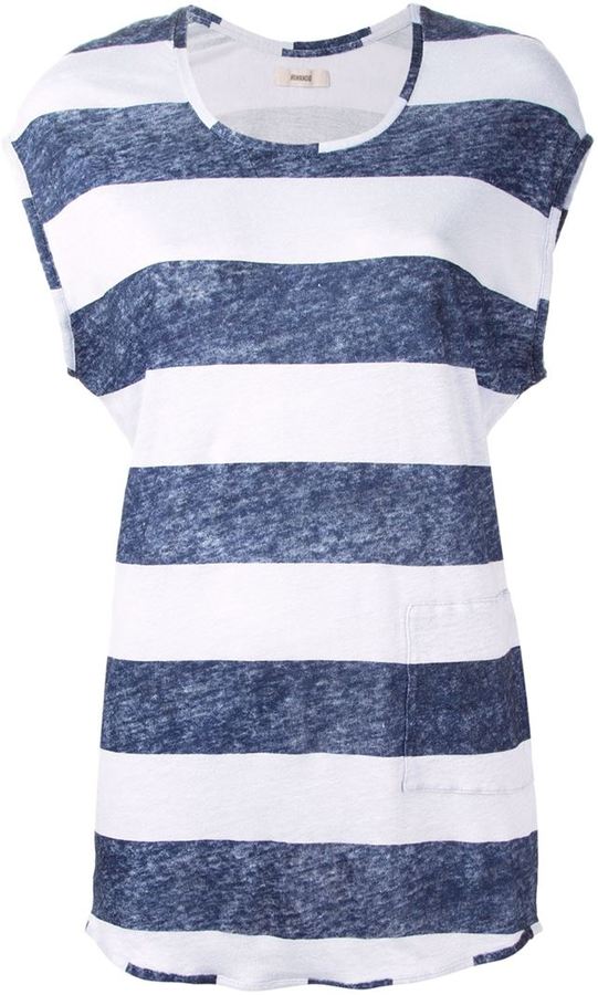 Humanoid Strand Striped T Shirt, $125 | farfetch.com | Lookastic