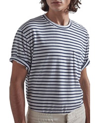 Nn07 Kurt 3461 Stripe Pocket T Shirt