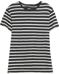 Nlst Striped Cotton And Cashmere Blend T Shirt