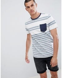 Jack & Jones Originals Stripe T Shirt With Contrast Pocket