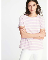 Old Navy Relaxed Mariner Stripe Thick Knit Tee For