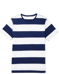 Orlebar Brown Sammy Striped Slub Cotton Jersey T Shirt