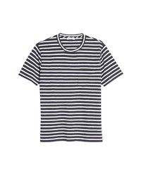 Alex Mill Slub Stripe Pocket T Shirt