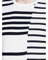 TOMORROWLAND Stripe Cotton Knit T Shirt