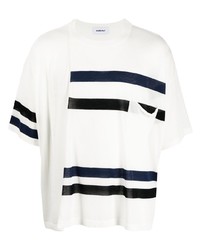 Ambush Stripe Mix Knit T Shirt White A No Color