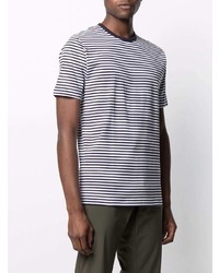 Sunspel Stripe Print Cotton T Shirt