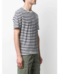 C.P. Company Stripe Print T Shirt