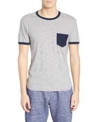 Sol Angeles Stripe Ringer Pocket T Shirt