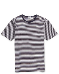 Sunspel Striped Cotton Jersey T Shirt