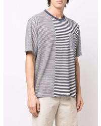 Z Zegna Striped Cotton T Shirt