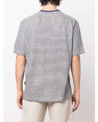Z Zegna Striped Cotton T Shirt