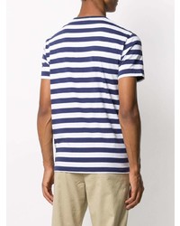 Polo Ralph Lauren Striped Embroidered Logo T Shirt