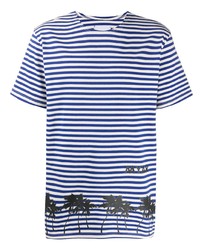 Myar Striped Logo T Shirt