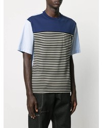 Marni Striped Panelled T Shirt