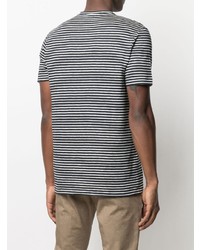 Dondup Striped Short Sleeved T Shirt