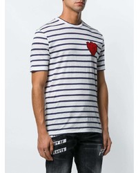 dsquared striped t shirt