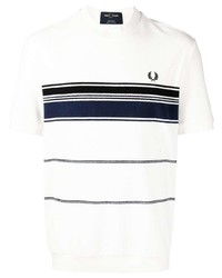 Fred Perry Striped Towelling T Shirt